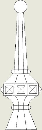 Waterbury Finial