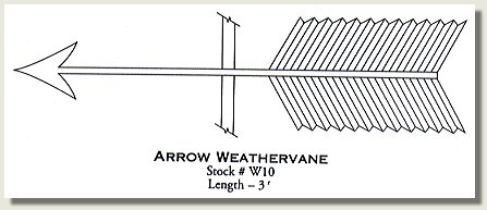 arrow weathervane