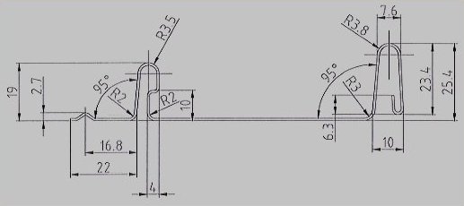 Nail Strip Standing Seam