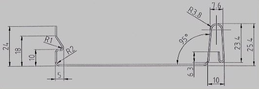 Snap Seam Shop Drawing