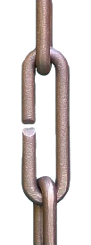 Large Brass Link For Rain Chain