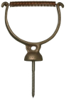 brass horseshoe bracket