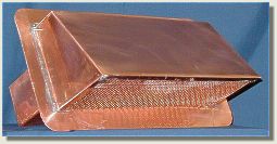 Rectangular Custom base Copper Dryer Vent