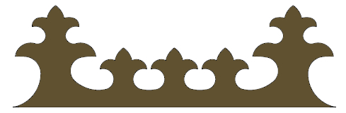 Ridge And Fleur de Lis Cresting