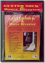 Gutter Sock and Water Diverter