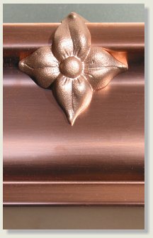 Casted Brass or Aluminum Flower