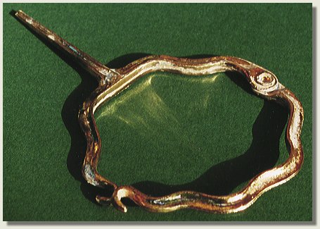 Coppered Round Corrugated Pipe Hook