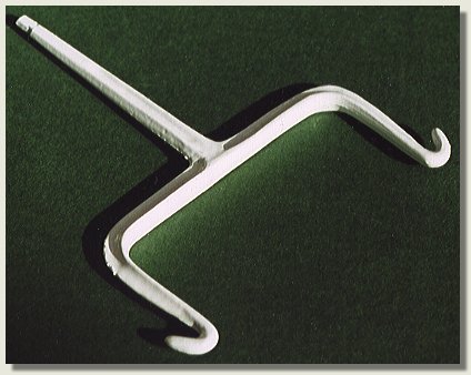 Zinc Wood Hook