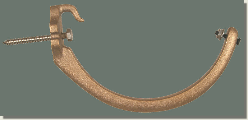 casted fascia bracket plain w/fasteners
