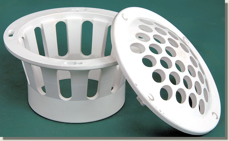 PVC crown vent guard w/lid