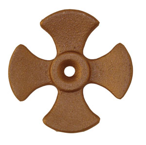 Casted Shield Downspout Ornament